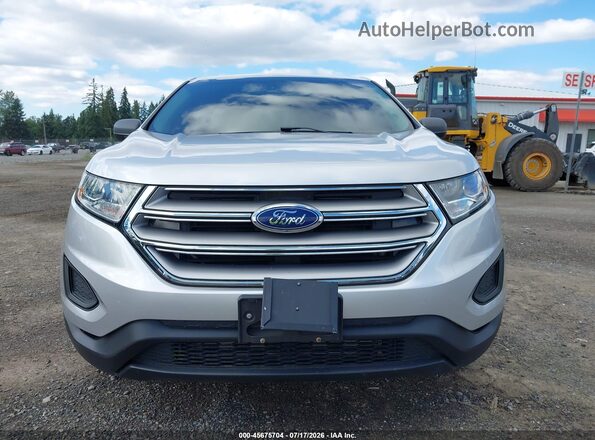 2FMPK3G9XJBB45475 2018 FORD EDGE Silver ხელსაწყოთა პანელის ხედი
