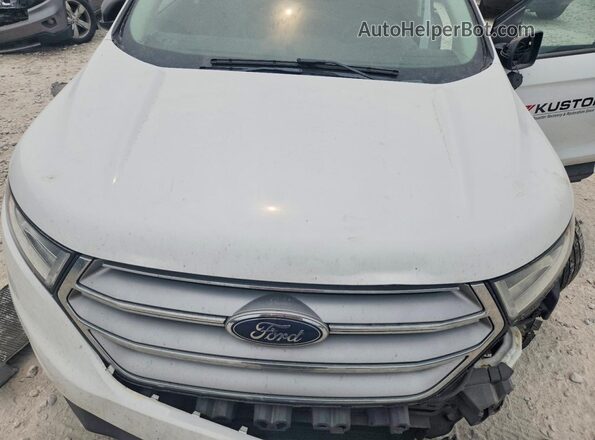 2FMPK3G9XJBC24614 2018 FORD EDGE Белый Вид задней части салона