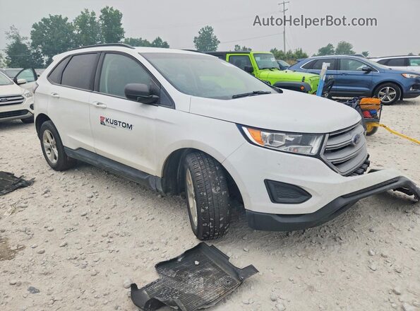 2FMPK3G9XJBC24614 2018 FORD EDGE Белый Передняя правая четверть