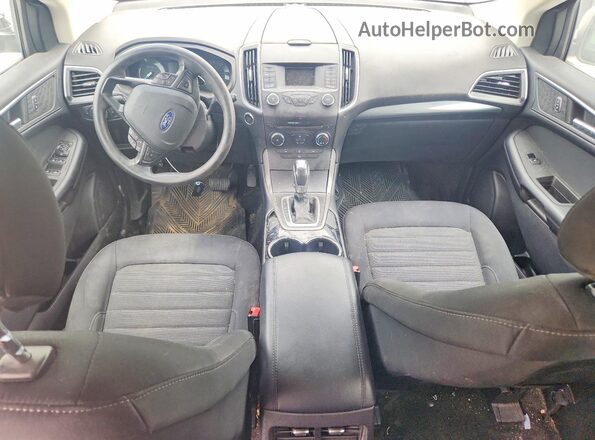 2FMPK3G9XJBC24614 2018 FORD EDGE Белый Вид панели приборов
