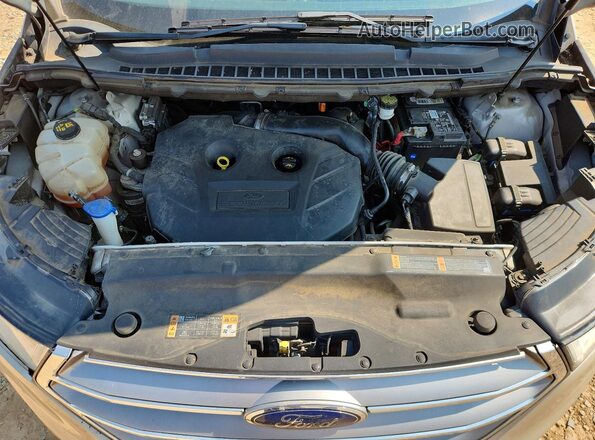 2FMPK3G9XJBC42658 2018 FORD EDGE Золотой Вид подкапотного пространства