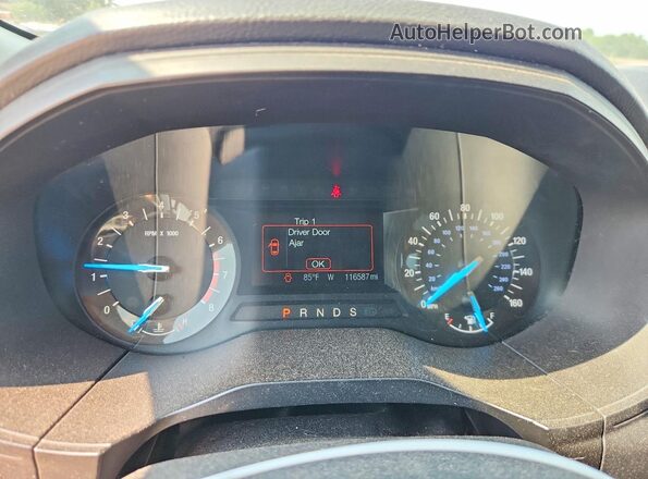 2FMPK3G9XJBC42658 2018 FORD EDGE Золотой Вид щитка приборов