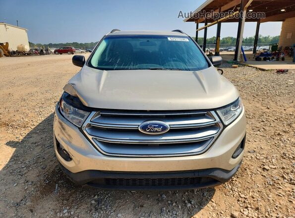 2FMPK3G9XJBC42658 2018 FORD EDGE Золотой Вид спереди