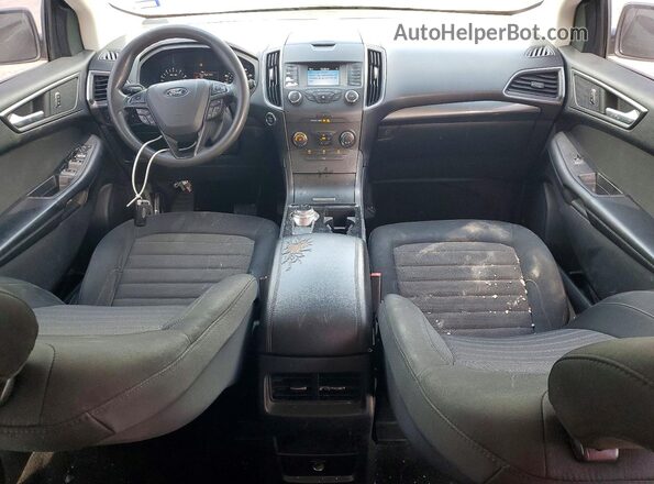 2FMPK3G9XKBB17824 2019 FORD EDGE Silver Առջևի վահանակի տեսք