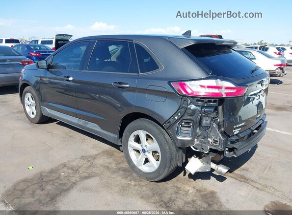2FMPK3G9XKBC51376 2019 FORD EDGE Gray Rear left