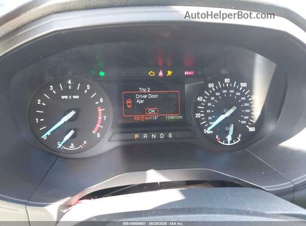 2FMPK3G9XKBC51376 2019 FORD EDGE Gray Rear seats view