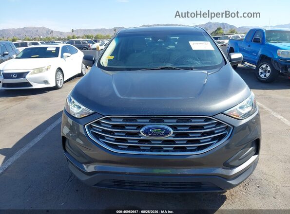 2FMPK3G9XKBC51376 2019 FORD EDGE Gray Rear interior view