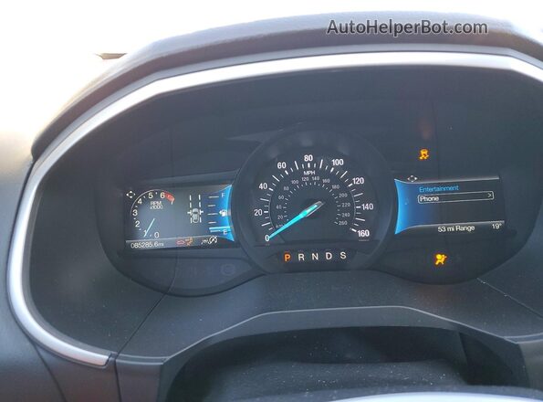 2FMPK3G9XMBA22652 2021 FORD EDGE Gray Vista del cuadro de instrumentos