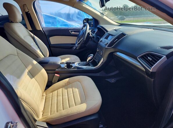 2FMPK3J81GBC33856 2016 FORD EDGE White წინა სალონის ხედი
