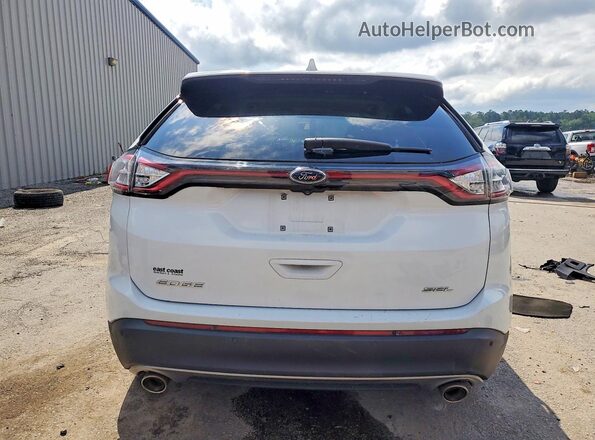 2FMPK3J81GBC33856 2016 FORD EDGE White უკანა ხედი
