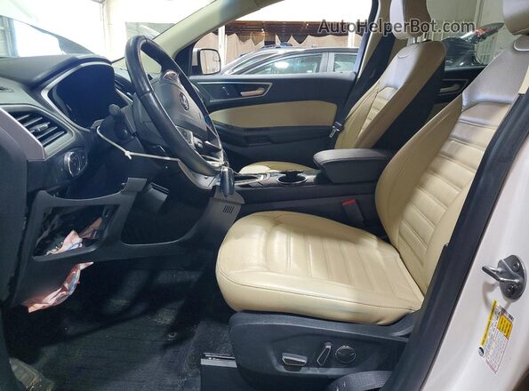 2FMPK3J82JBC25448 2018 FORD EDGE White Vista interior delantera