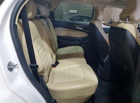 2FMPK3J82JBC25448 2018 FORD EDGE White Vista interior trasera