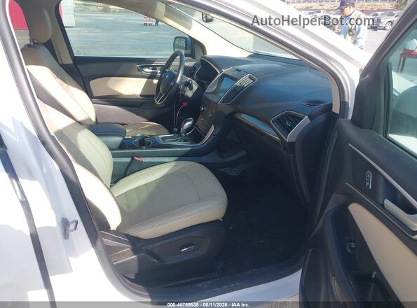 2FMPK3J83GBB94591 2016 FORD EDGE White Widok wnętrza z przodu