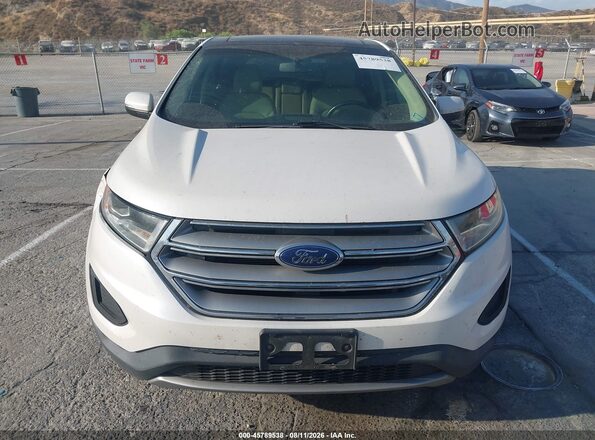 2FMPK3J83GBB94591 2016 FORD EDGE White Widok zestawu wskaźników
