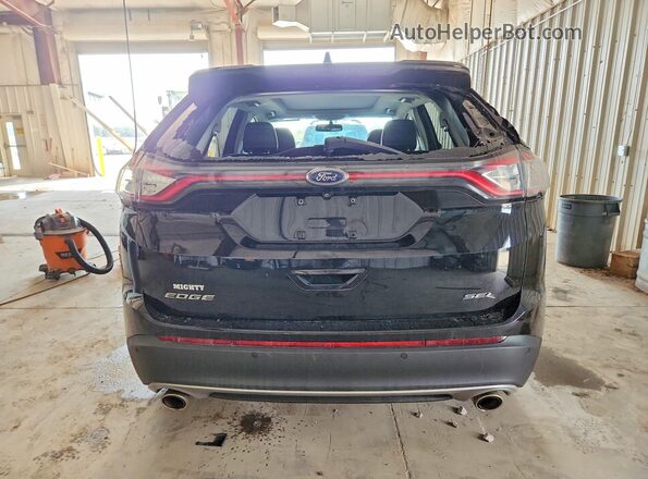 2FMPK3J83GBC35284 2016 FORD EDGE Black Widok z tyłu