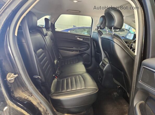 2FMPK3J83GBC36354 2016 FORD EDGE Black უკანა სავარძლების ხედი
