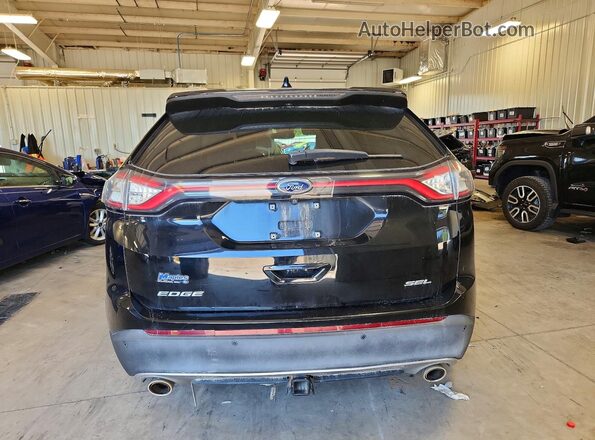 2FMPK3J83GBC36354 2016 FORD EDGE Black უკანა ხედი
