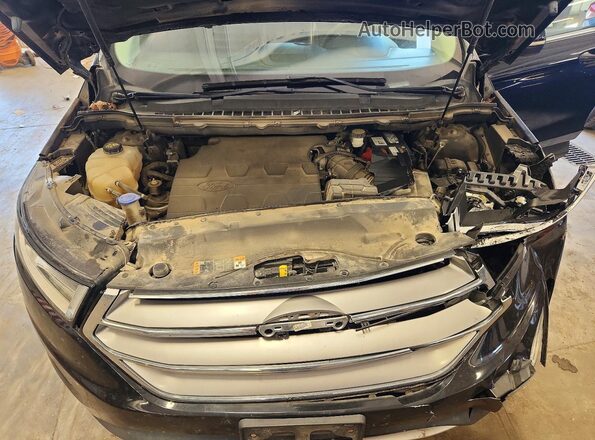 2FMPK3J83GBC36354 2016 FORD EDGE Black უკანა სალონის ხედი