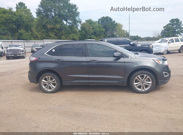 2FMPK3J83HBB36725 2017 FORD EDGE Gray Vista interior trasera