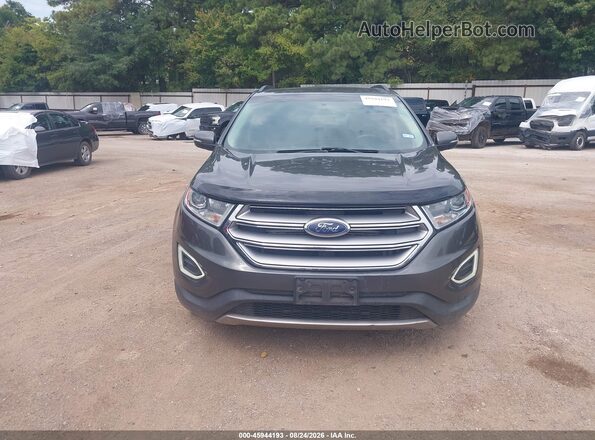 2FMPK3J83HBB36725 2017 FORD EDGE Gray Vista del cuadro de instrumentos
