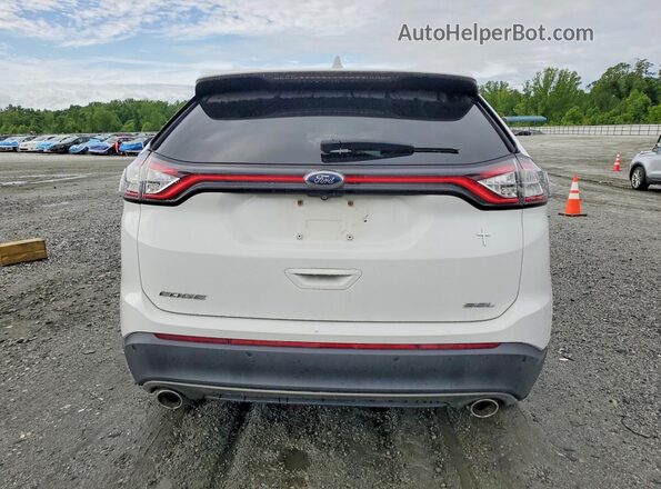 2FMPK3J84GBB73734 2016 FORD EDGE White Rear view