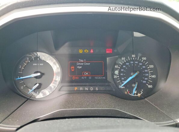 2FMPK3J84GBB73734 2016 FORD EDGE White Instrument cluster view