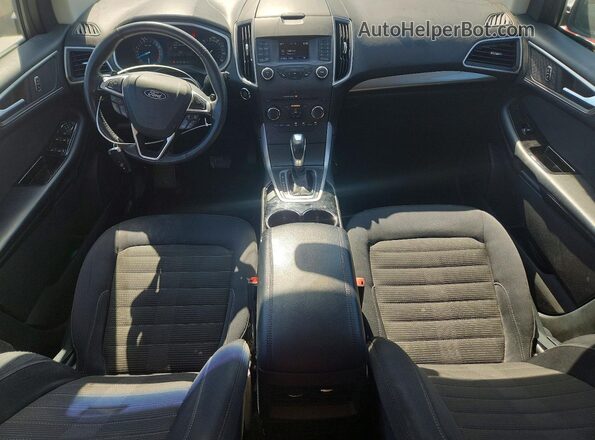 2FMPK3J84JBB25111 2018 FORD EDGE Золотой Вид панели приборов