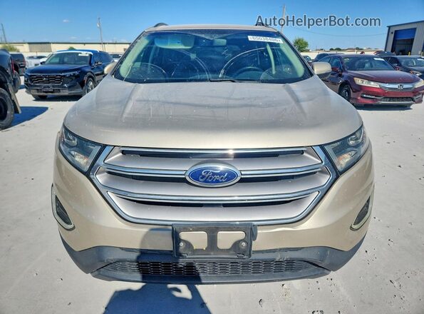 2FMPK3J84JBB25111 2018 FORD EDGE Золотой Вид спереди