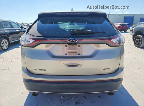 2FMPK3J84JBB25111 2018 FORD EDGE Золотой Вид сзади