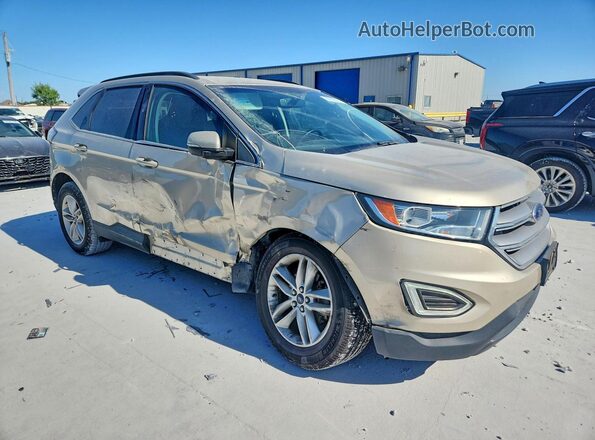 2FMPK3J84JBB25111 2018 FORD EDGE Золотой Передняя правая четверть