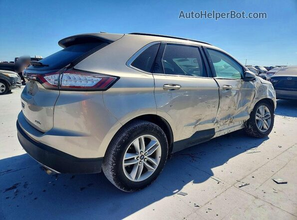 2FMPK3J84JBB25111 2018 FORD EDGE Золотой Задняя правая четверть