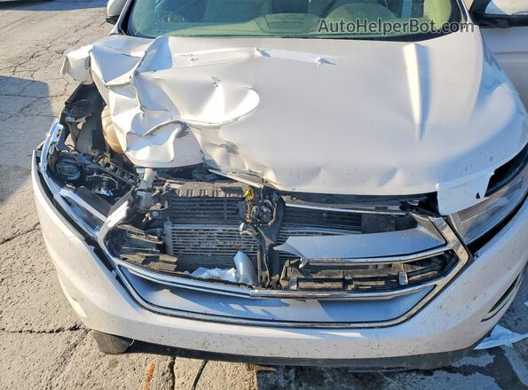2FMPK3J85JBB28793 2018 FORD EDGE White Vista del compartimento del motor