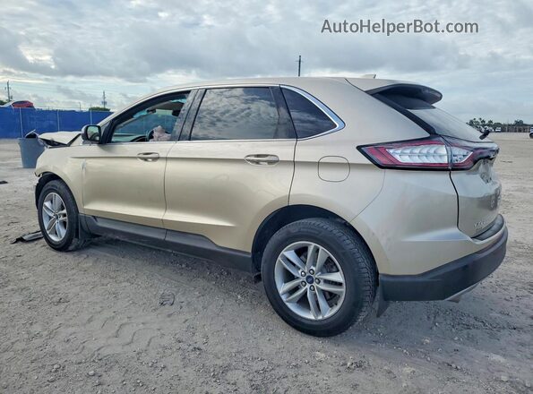 2FMPK3J86HBC52078 2017 FORD EDGE Beige Задня ліва чверть