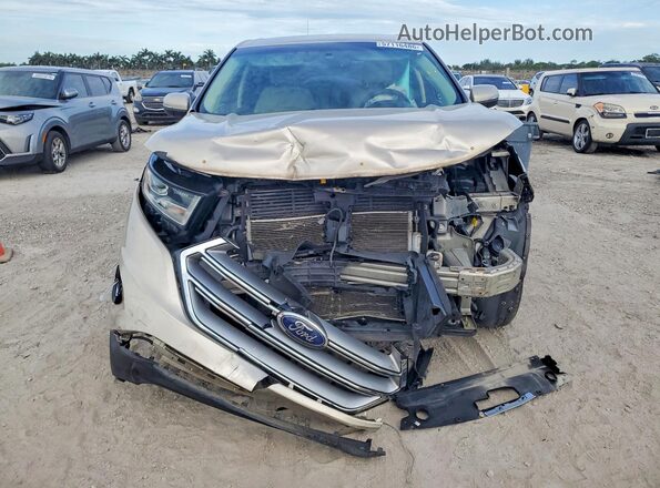 2FMPK3J86HBC52078 2017 FORD EDGE Beige Вид спереду