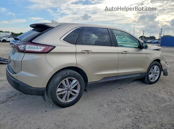 2FMPK3J86HBC52078 2017 FORD EDGE Beige Задня права чверть