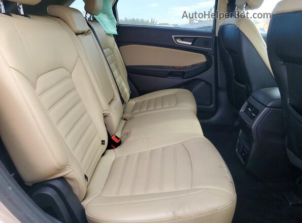 2FMPK3J86HBC52078 2017 FORD EDGE Beige Вид задньої частини салону