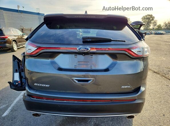 2FMPK3J86JBB79624 2018 FORD EDGE Gray Հետևի տեսք