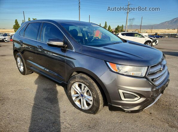 2FMPK3J86JBB79624 2018 FORD EDGE Gray Առջևի աջ