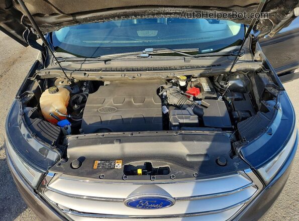 2FMPK3J86JBB79624 2018 FORD EDGE Gray Շարժիչի բաժամունքի տեսք