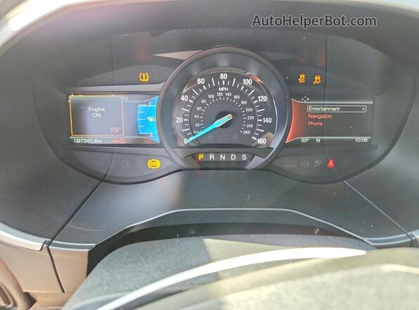2FMPK3J86JBB79624 2018 FORD EDGE Gray Սարքավորումների վահանակի տեսք