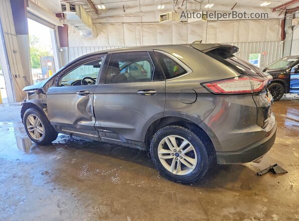 2FMPK3J86JBC33309 2018 FORD EDGE Серый Задняя левая четверть