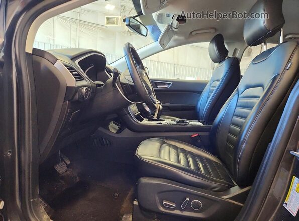 2FMPK3J86JBC33309 2018 FORD EDGE Серый Вид салона спереди