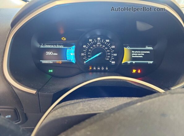 2FMPK3J86JBC33309 2018 FORD EDGE Серый Вид щитка приборов
