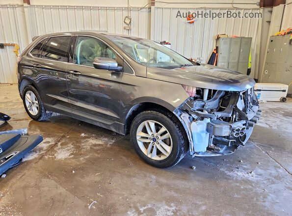 2FMPK3J86JBC33309 2018 FORD EDGE Серый Передняя правая четверть