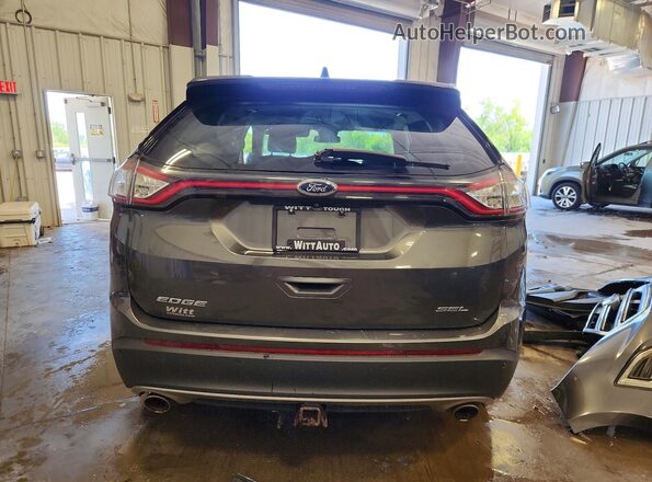 2FMPK3J86JBC33309 2018 FORD EDGE Серый Вид сзади