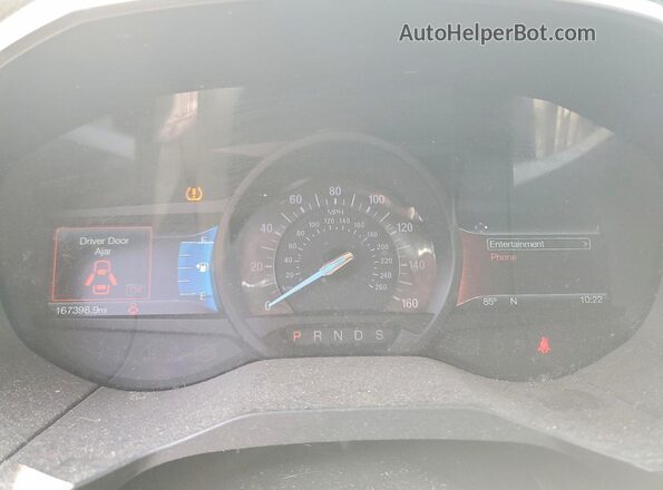 2FMPK3J88HBC62823 2017 FORD EDGE Silver Սարքավորումների վահանակի տեսք