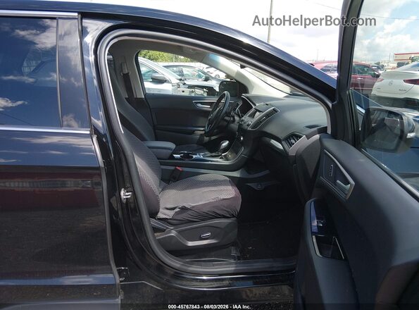 2FMPK3J88JBB61268 2018 FORD EDGE Black Front interior view
