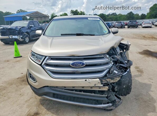 2FMPK3J88JBC15412 2018 FORD EDGE Tan Vista frontal