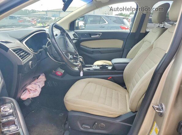 2FMPK3J88JBC15412 2018 FORD EDGE Tan Vista interior delantera