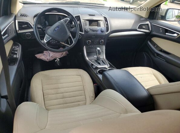 2FMPK3J88JBC15412 2018 FORD EDGE Tan Vista del salpicadero